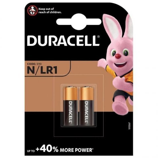 Duracell Plus Alkaline N/ LR1 (MN9100) blister 2 stuks