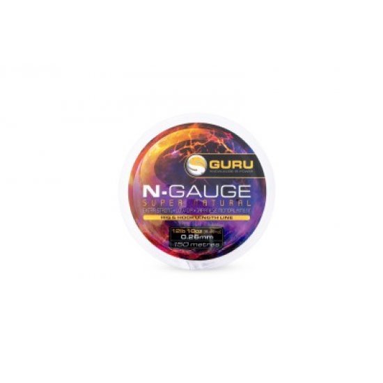 Guru Tackle N Gauge Super Natural Clear 0.26mm