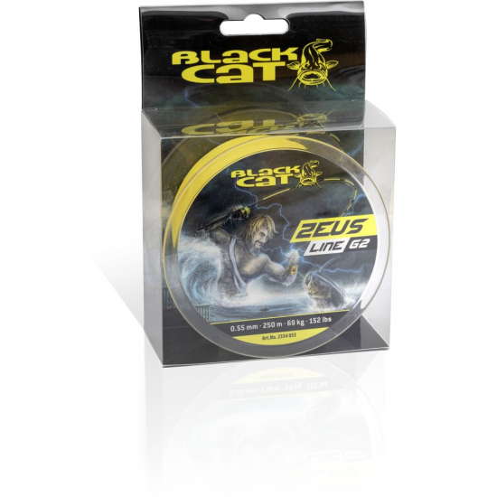 Black Cat Zeus Line G2 250m 0.55mm Geel