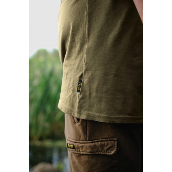 Avid Carp Icon T-Shirt Khaki