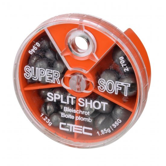 C-Tec Super Soft Split Shot 4 Compartments