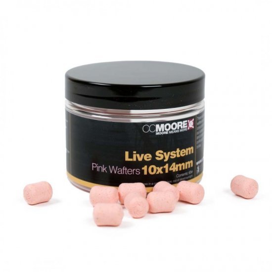 CC Moore Live System Pink Dumbell Wafters 10x14mm