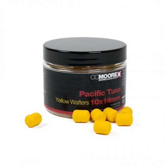 CC Moore Pacific Tuna Yellow Dumbell Wafters 10x14mm