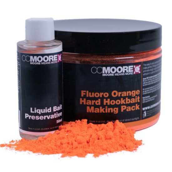 CC Moore Fluoro Orange Hard Hookbait Making Pack