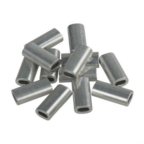 MadCat Aluminium Crimp Sleeves 1,00MM - 16 stuks