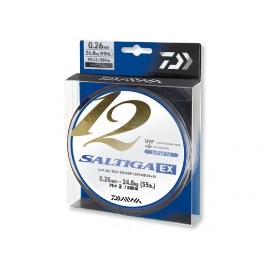 Daiwa Saltiga 12 Braid EX+Si Multi Color 0.26mm 300m