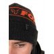 Fox Collection Beanie Hat Black Orange