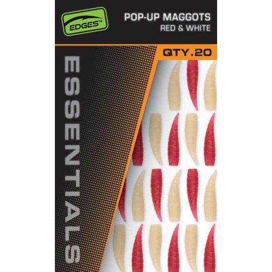 Fox Edges Essentials Pop Up Maggots Red & White