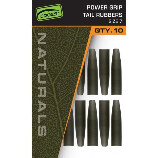 Fox Edges Naturals Power Grip Tail Rubbers Size 7
