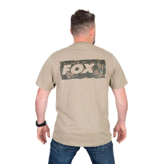 Fox Ltd LW Khaki Large Print T-Shirt