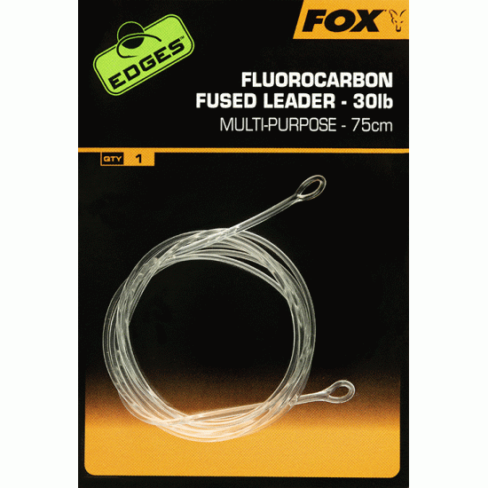 Fox Edges Fluorocarbon Fused Leader 75cm