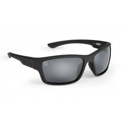 Fox Wraps Polarised Sunglasses Black Gloss Frame Blue Lens NEW Carp Fishing 