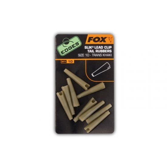 Fox Edges Slik Lead Clip Tail Rubber Size 10