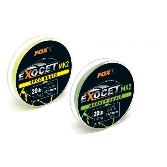 Fox Exocet MK2 Marker Braid Yellow