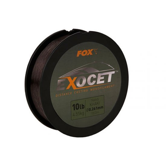 Fox Exocet Mono Trans Khaki 0.370mm 20lb