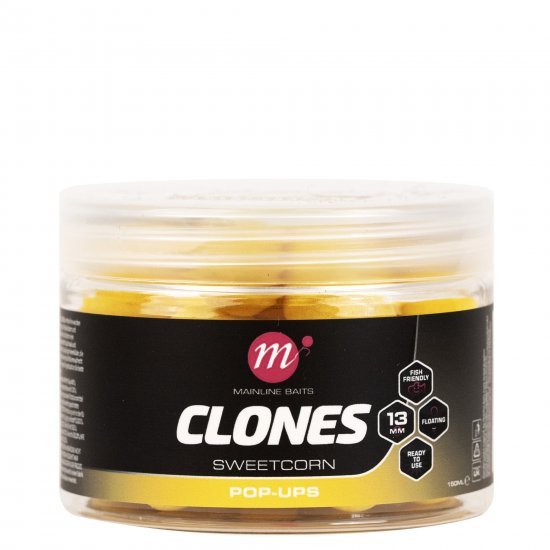Mainline Clones Barrel Pop-Ups Sweetcorn 13mm