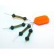 PB Products Heli-Chod X-Small Rubber & Beads Weed 3pcs