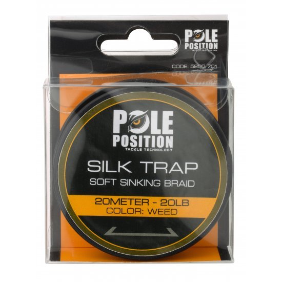 Pole Position Silk Trap Sinking Braid Weed 20lb 20m