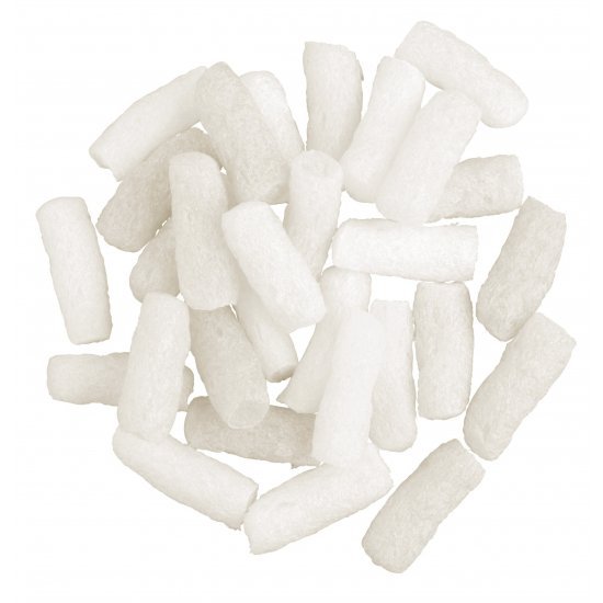 Pole Position Soluble Foam Chips White