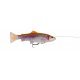 Savage Gear 4D Line Thru Pulse Tail Trout 20cm 102g Slow Sink Albino Trout