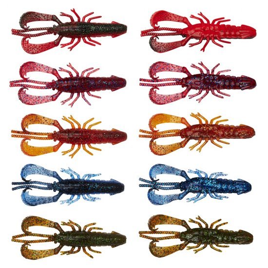 Savage Gear Reaction Crayfish 7.3cm 4g Black N Blue 5 Stuks