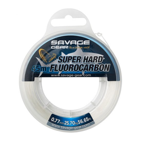 Savage Gear Super Hard Fluorocarbon 45m 0.77mm Clear