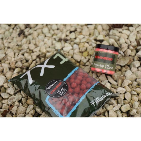 Shimano Tribal TX1 Strawberry Boilies 20mm 1kg