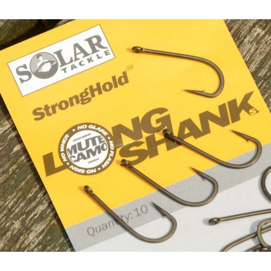 Solar Stronghold Longshank Hook Size 8 X 10 Per Pack