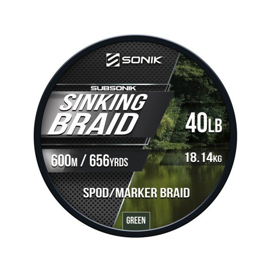Sonik Subsonik Sinking Braid 40lb 600m
