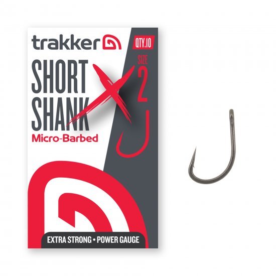 Trakker Short Shank XS Hooks Micro Barbed