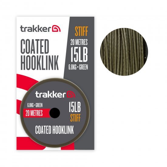 Trakker Stiff Coated Hooklink 15lb 20m