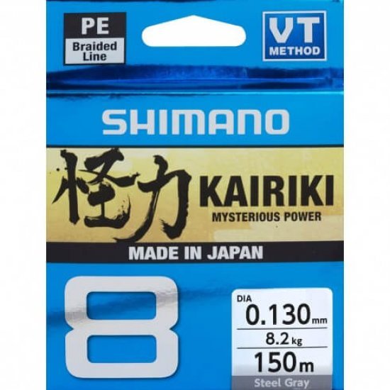 Shimano Kairiki 8 0.280mm 29.3kg 150m Steel Gray