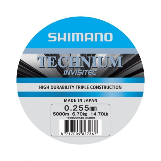 Shimano Technium Invisitec 5000m 0.255mm Bulk