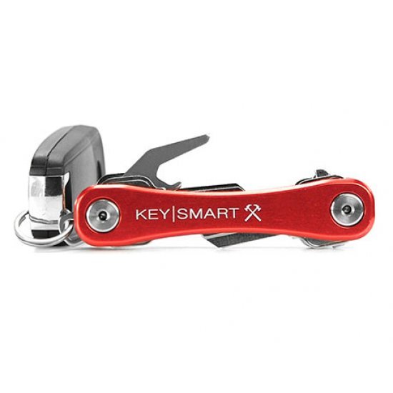 KeySmart Keyholder Rugged Red Clam