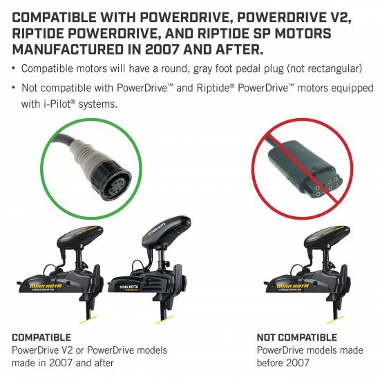 MinnKota Powerdrive BT Foot Pedal Acc Corded