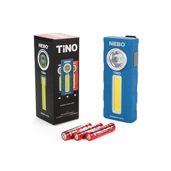 Nebo Tino 2 in 1 Spot and Work Light Blue