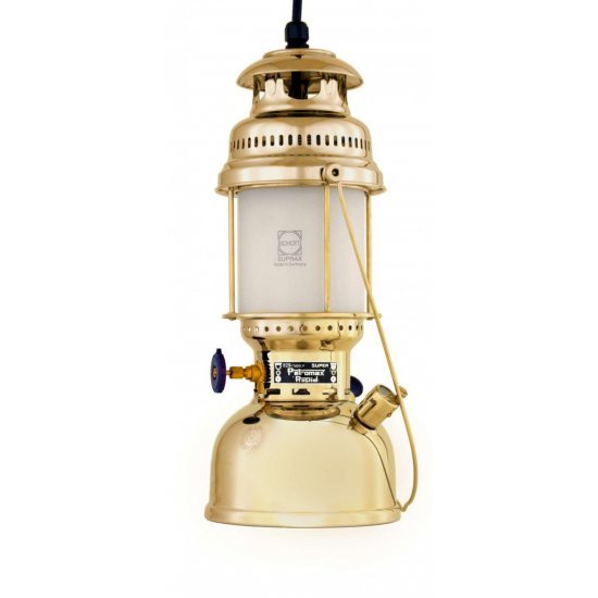 Petromax Elektrische Hang Lamp HK500 Elektro 230 Volt Brass