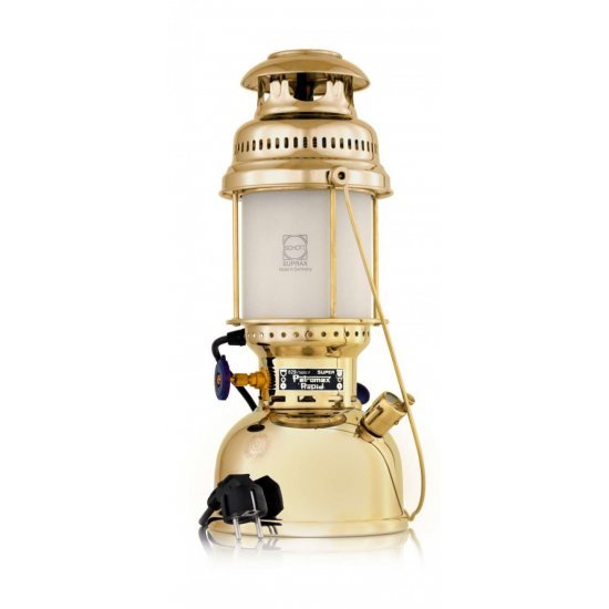 Petromax Elektrische Tafel Lamp HK500 Elektro 230 Volt Brass