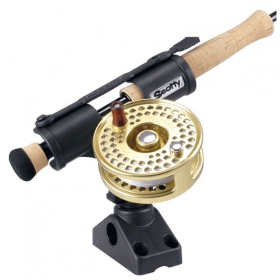 Scotty Fly Rod Holder with Side or Deck Mount