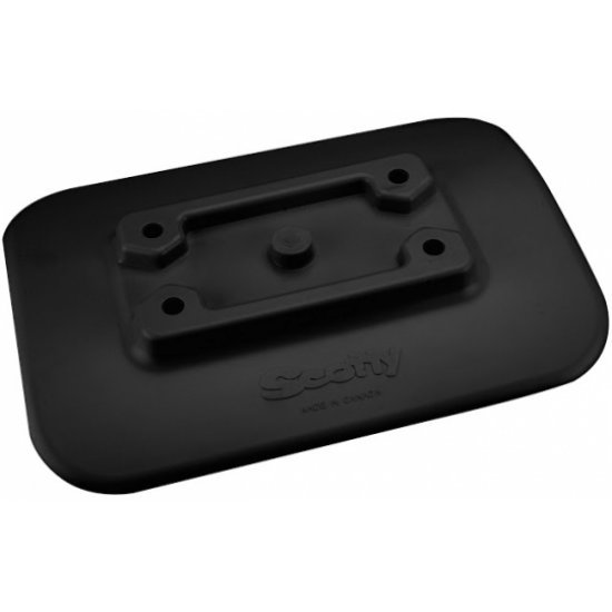 Scotty Glue-On Pad For Inflatable Boats Black