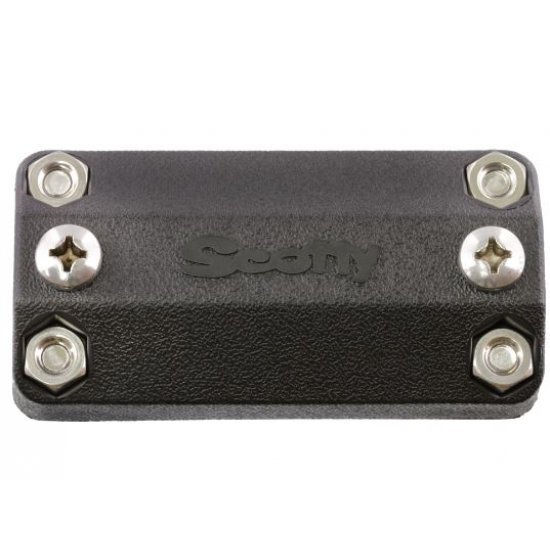 Scotty Rail Mounting Adapter Square and Round Black