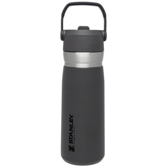 Stanley The IceFlow Flip Straw Water Bottle Charcoal 0.65L