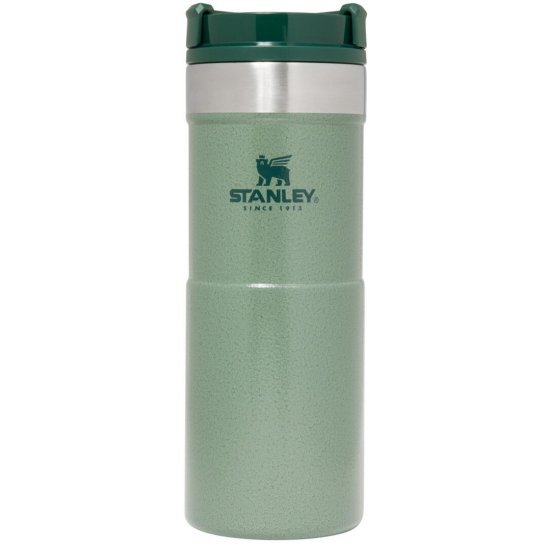 Stanley The NeverLeak Travel Mug Hammertone Green 0.35L