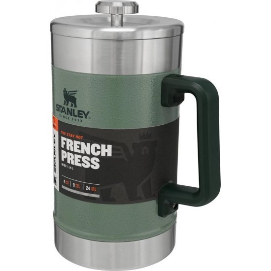 Stanley The Stay Hot French Press Hammertone Green 1.4L