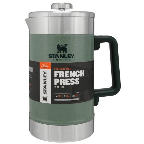 Stanley The Stay Hot French Press Hammertone Green 1.4L