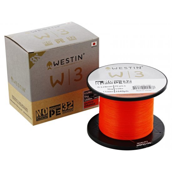 Westin W3 8 Braid Dutch Orange 1200m 0.45mm 41.1kg
