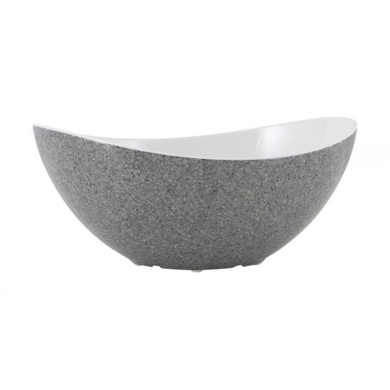 Gimex Solid Line Saladeschaal Granite Grijs 1 Stuk