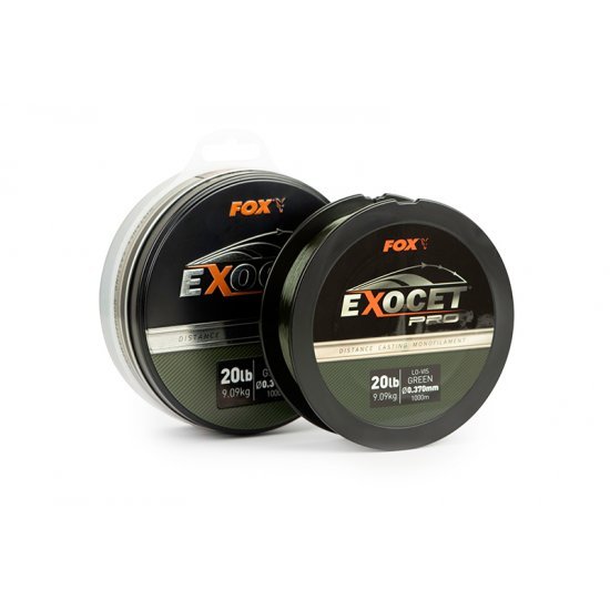Fox Exocet Pro Monofilament Lo-Vis Green 0.261mm 1000m