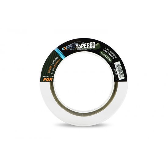 Fox Exocet Pro Tapered Leader Lo-Vis Green 0.33-0.50mm