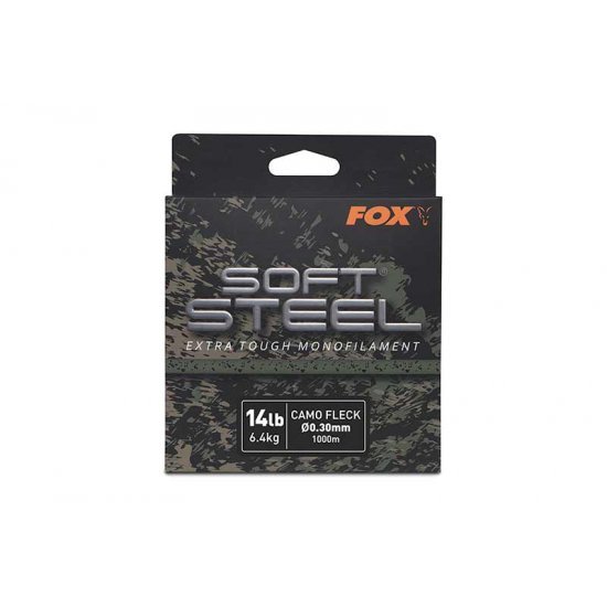 Fox Soft Steel Fleck Camo Mono 0.30mm 1000m